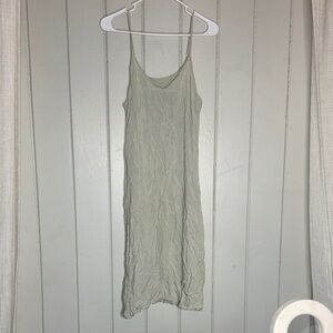 Summum Woman Sage Green Slip Dress